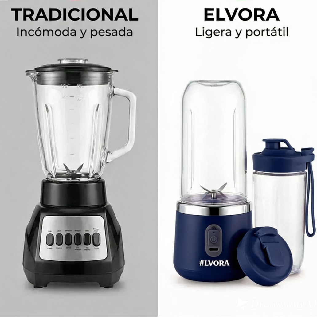 Licuadora portátil doble vaso